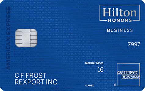 The Hilton Honors American Express Business Card.